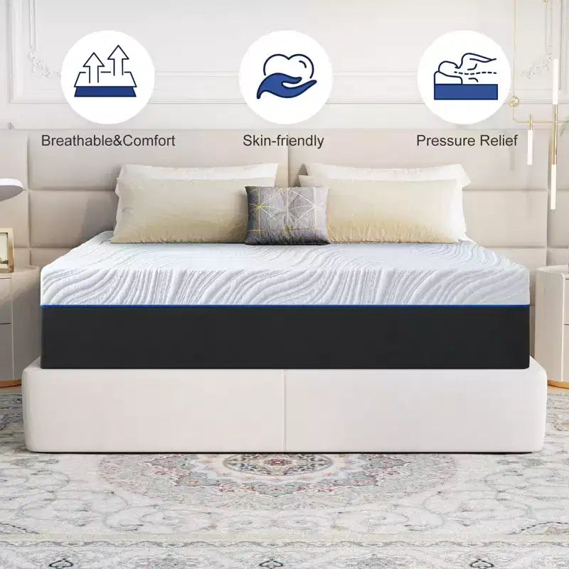 Matelas en mousse à mémoire de forme de 10 pouces Wuleitex