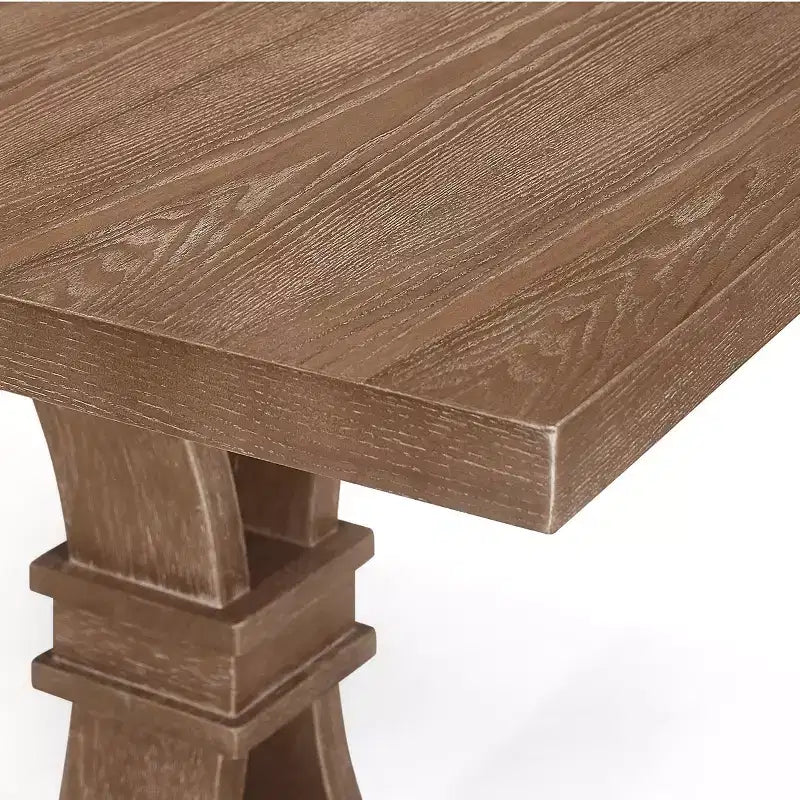 Christopher Knight Home Covey, ensemble de salle à manger extensible 7 pièces contemporain en bois rembourré