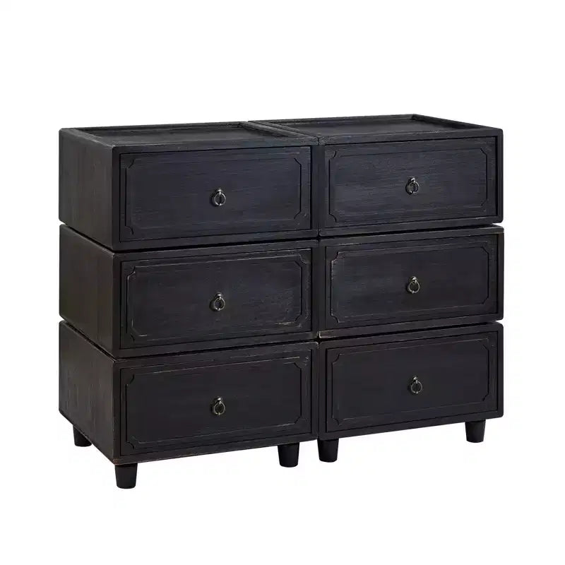 Oddone 2 - Drawer end table Set of 3 With Modular Design| ART OF LIVING DESIGNS