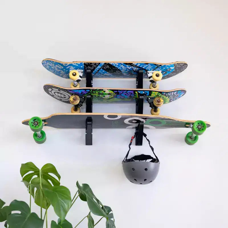 StoreYourBoard Trifecta Skateboard Storage Rack | 3 Levels