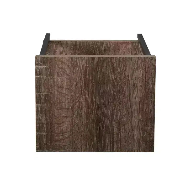 Table d'appoint rectangulaire Jamestown avec étagères de rangement
