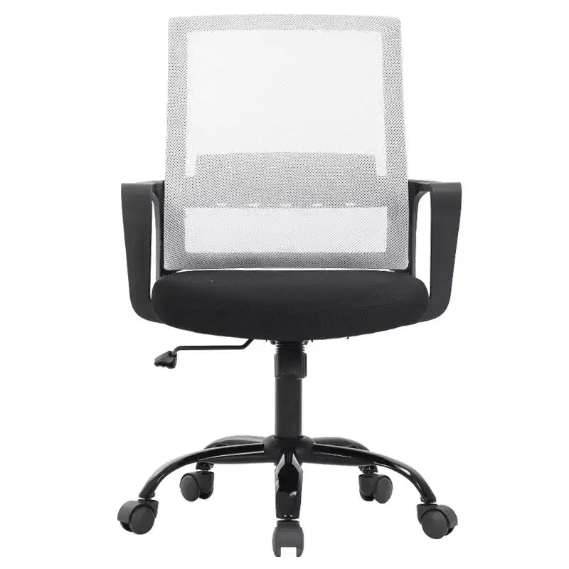 Chaise de bureau BestMassage - Chaise d'ordinateur en maille avec support lombaire et pivotante à 360° - Chaise pivotante de bureau moderne