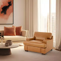 Fauteuil d'appoint en cuir véritable Home Imports Emporium