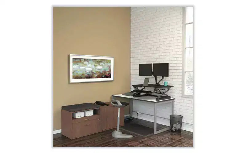 Alera Alera Open Office Credenza à rangement bas, 29,5 x 19,13 x 22,78, Noyer