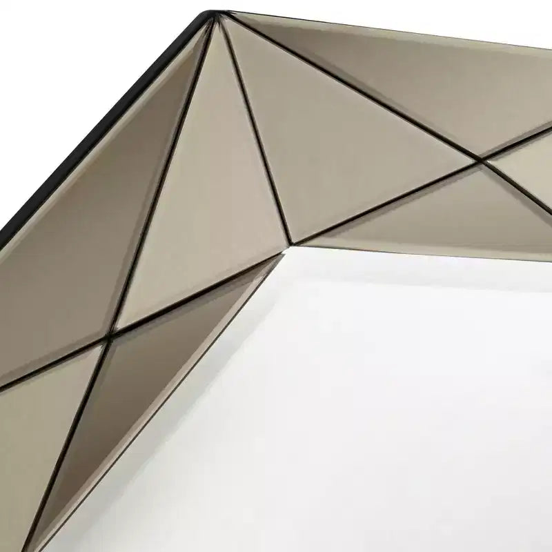 Possini Euro Design Possini Euro Aubrey Miroir mural biseauté champagne 33 x 33