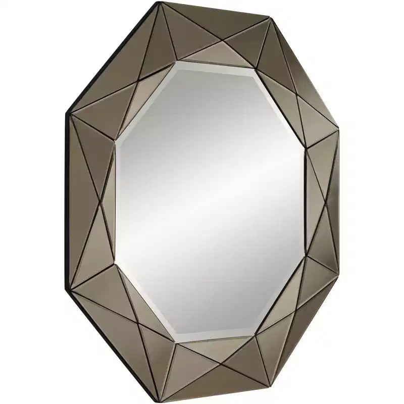Possini Euro Design Possini Euro Aubrey Miroir mural biseauté champagne 33 x 33