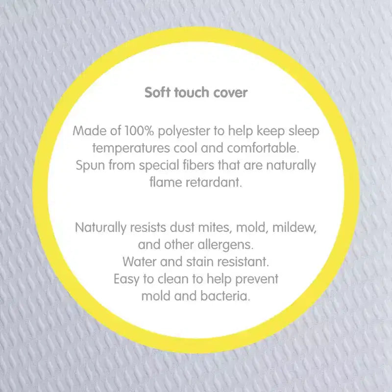 Matelas pour lit de bébé et tout-petit réversible ferme BreathableBaby EcoCore 200