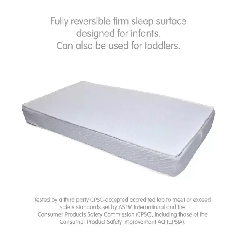 Matelas pour lit de bébé et tout-petit réversible ferme BreathableBaby EcoCore 200