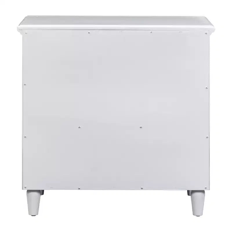 Whisen 28 Table de Chevet Moderne Minimaliste à 3 Tiroirs, Rangement, Cabinet en Bois, Table d'Appoint de Canapé