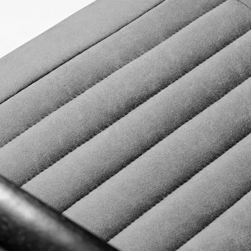Cole, chaise de bureau en similicuir, 27,12 P x 24,75 L x 36,25-39,37 H, gris