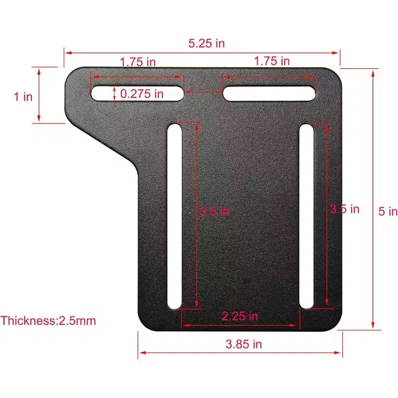 Kings Brand Furniture - Adaptateurs de cadre de lit pour tête de lit, plaque de modification de lit robuste, lot de 2