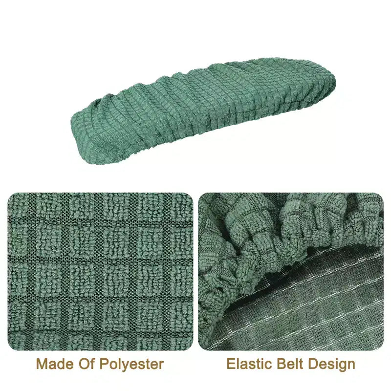Unique Bargains Housse d'accoudoir de chaise de bureau en polyester, haute élasticité, infroissable, anti-boulochage