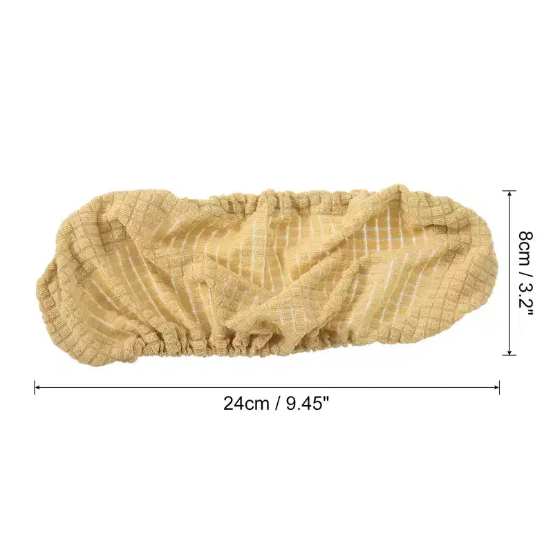 Unique Bargains Housse d'accoudoir de chaise de bureau en polyester, haute élasticité, infroissable, anti-boulochage