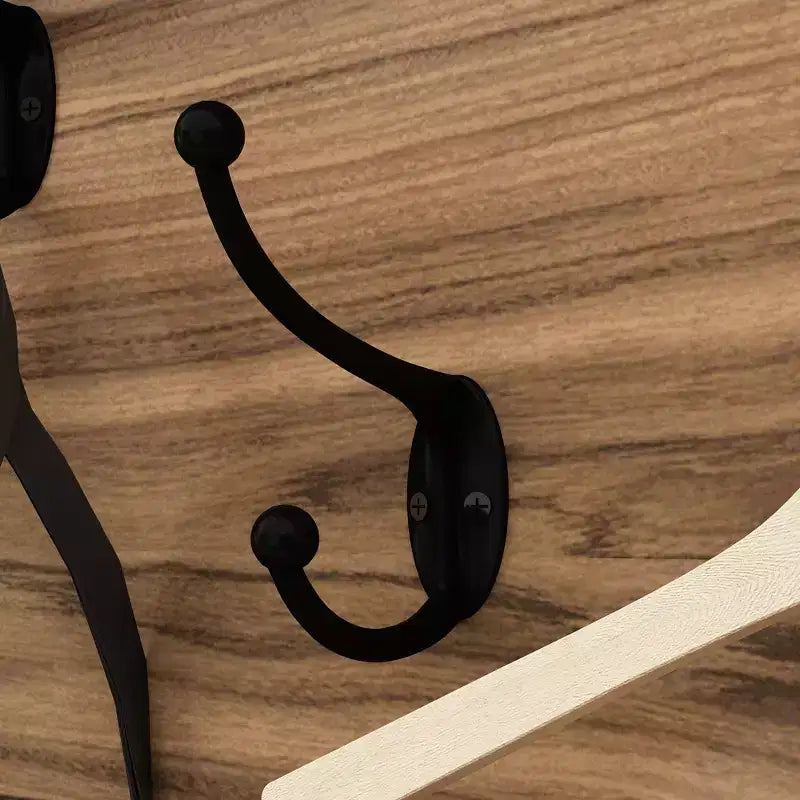 Banc d'entrée 3-en-1 Famapy en bois avec doubles patères et étagères