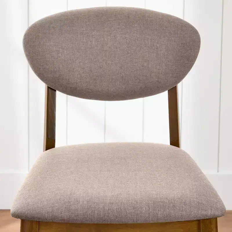 Lot de 2 tabourets de bar mi-hauts en bois et tissu, style moderne du milieu du siècle, de la marque Best Choice Products