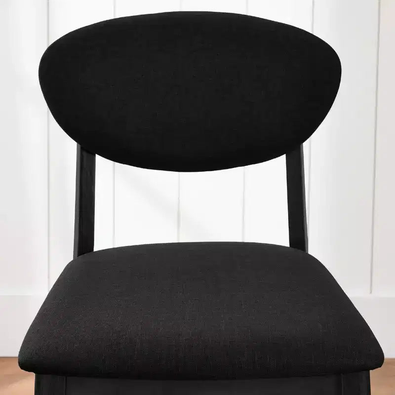 Lot de 2 tabourets de bar mi-hauts en bois et tissu, style moderne du milieu du siècle, de la marque Best Choice Products