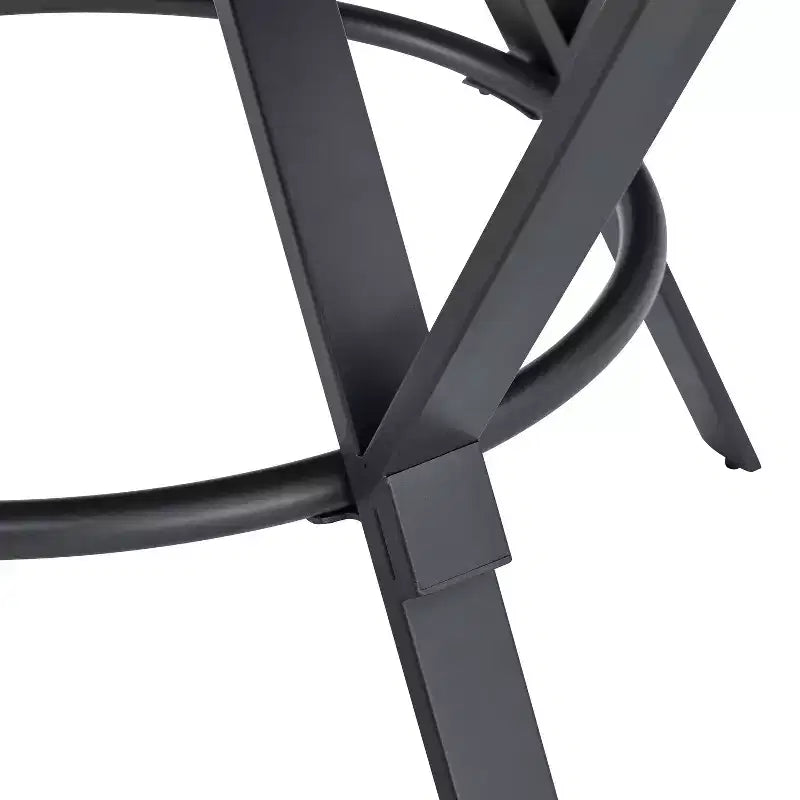 Table de salle à manger ronde moderne en bois Christopher Knight Home Arcans, marron clair/noir