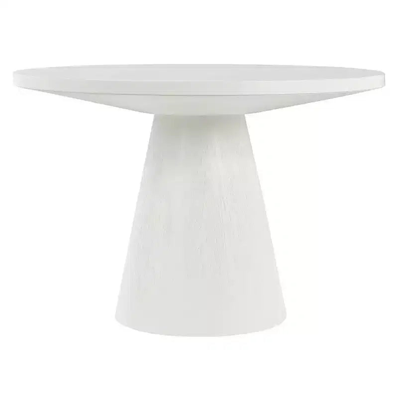 Table à manger Whisen avec pied conique tronqué en bois de style rétro