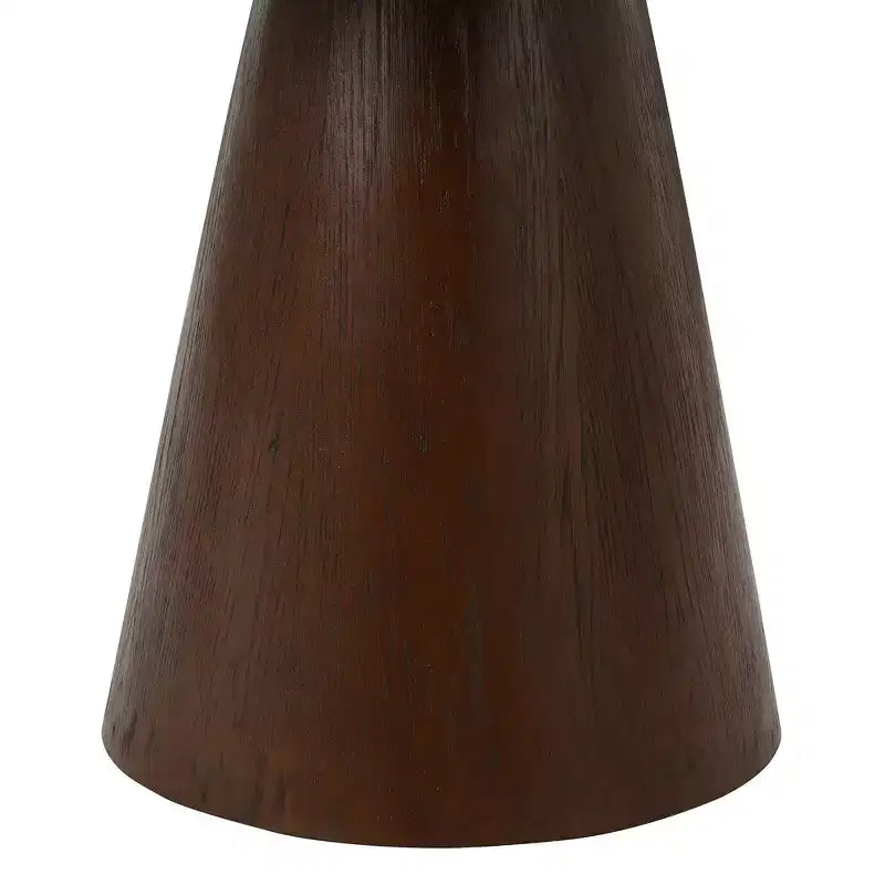 Table à manger Whisen avec pied conique tronqué en bois de style rétro