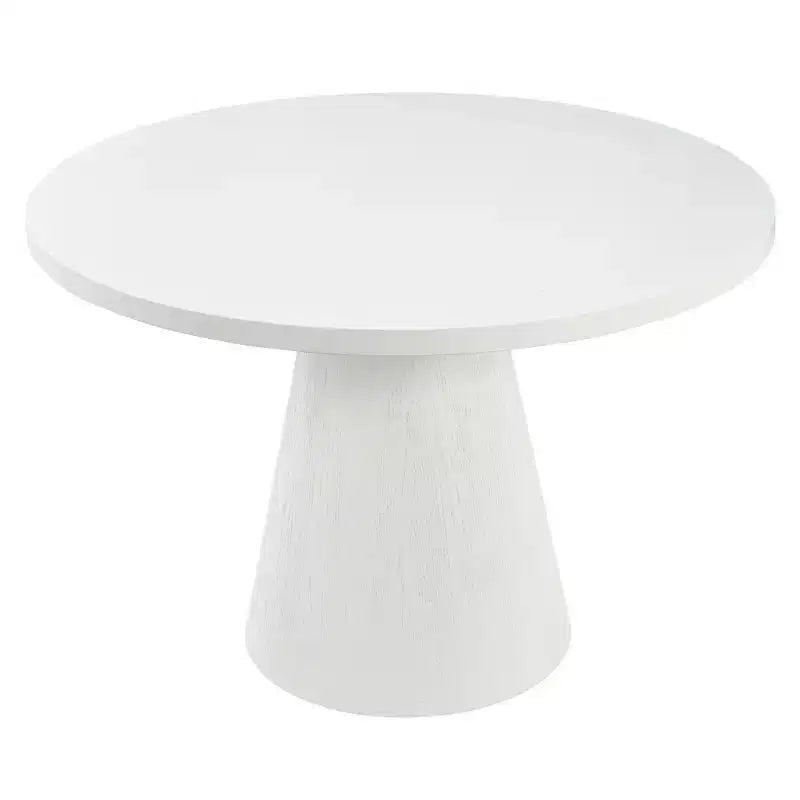 Table à manger Whisen avec pied conique tronqué en bois de style rétro