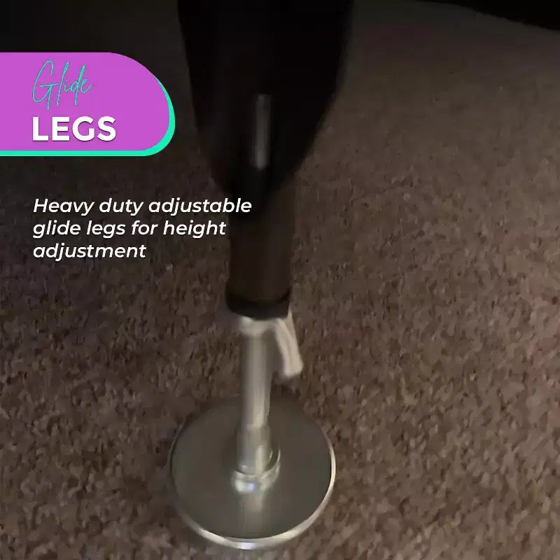 Pieds de lit réglables Kings Brand Furniture pour cadre de lit - Pieds de lit en métal pour remplacer les roulettes - Pieds de lit durables pour cadre de lit