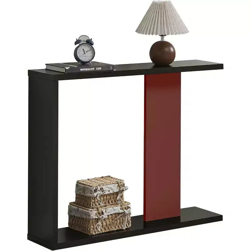 Tables d'appoint ou consoles modernes Kings Brand Furniture Collection Hayward avec étagère de rangement pour salon, entrée, couloir