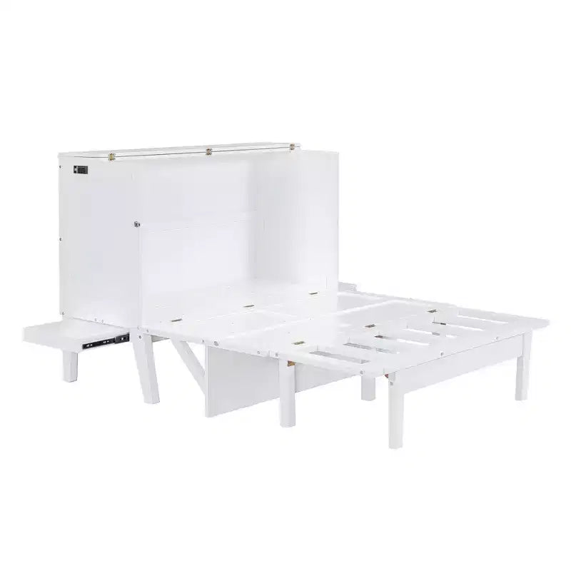 Lit escamotable Whisen avec port USB et étagères amovibles