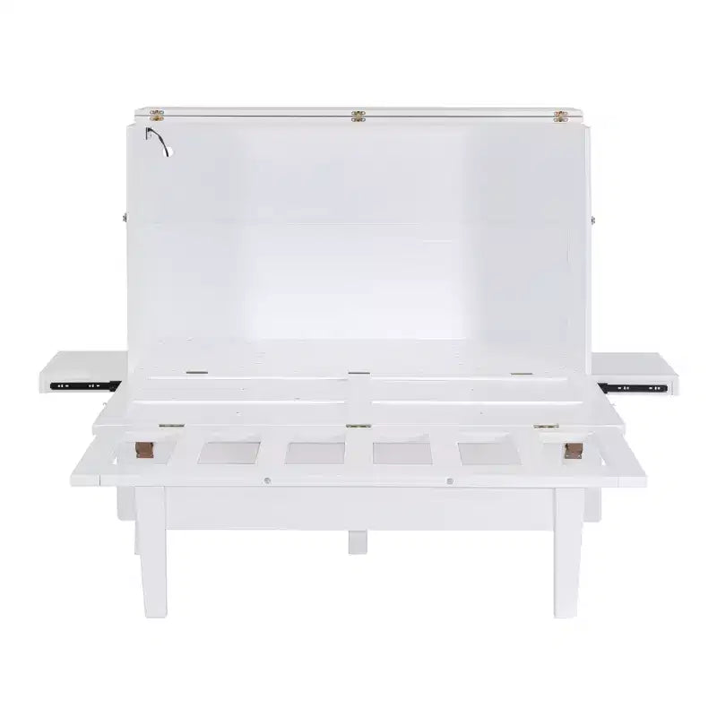 Lit escamotable Whisen avec port USB et étagères amovibles