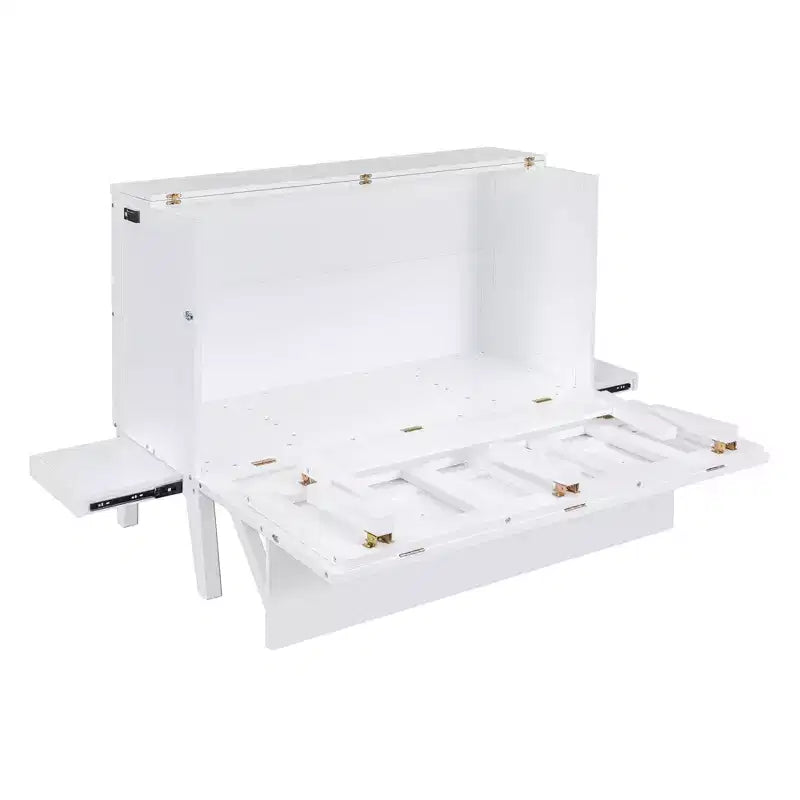 Lit escamotable Whisen avec port USB et étagères amovibles