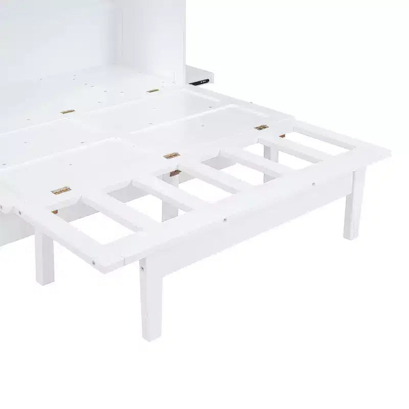 Lit escamotable Whisen avec port USB et étagères amovibles