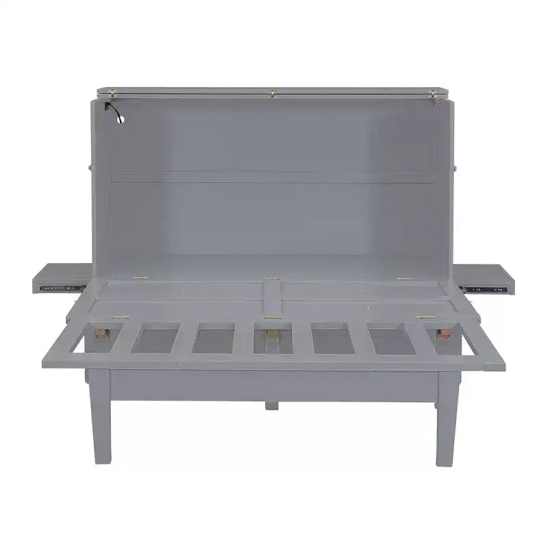 Lit escamotable Whisen avec port USB et étagères amovibles