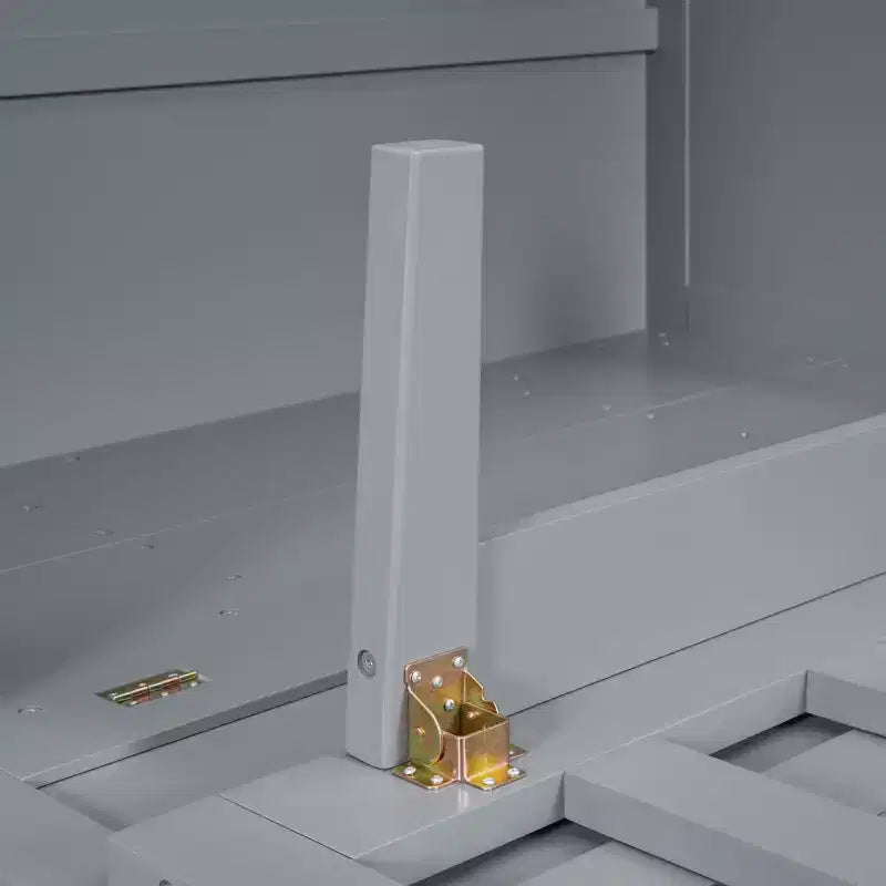 Lit escamotable Whisen avec port USB et étagères amovibles