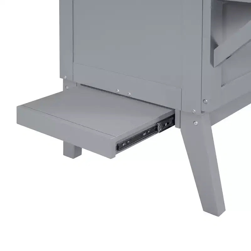 Lit escamotable Whisen avec port USB et étagères amovibles