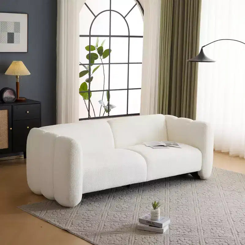 Canapé 3 places Christopher Knight Home Thodore Elegance 83, forme vague