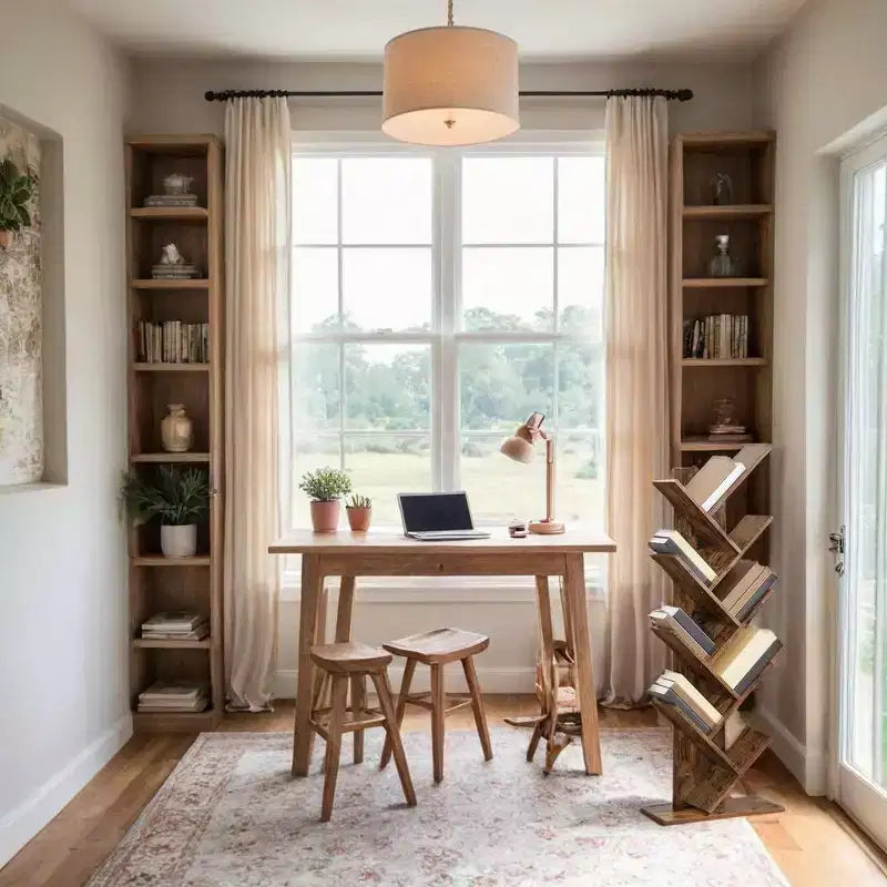 Étagère à livres arbre à 9 niveaux, bibliothèque autoportante, étagère de rangement peu encombrante, pour chambre, salon, bureau à domicile