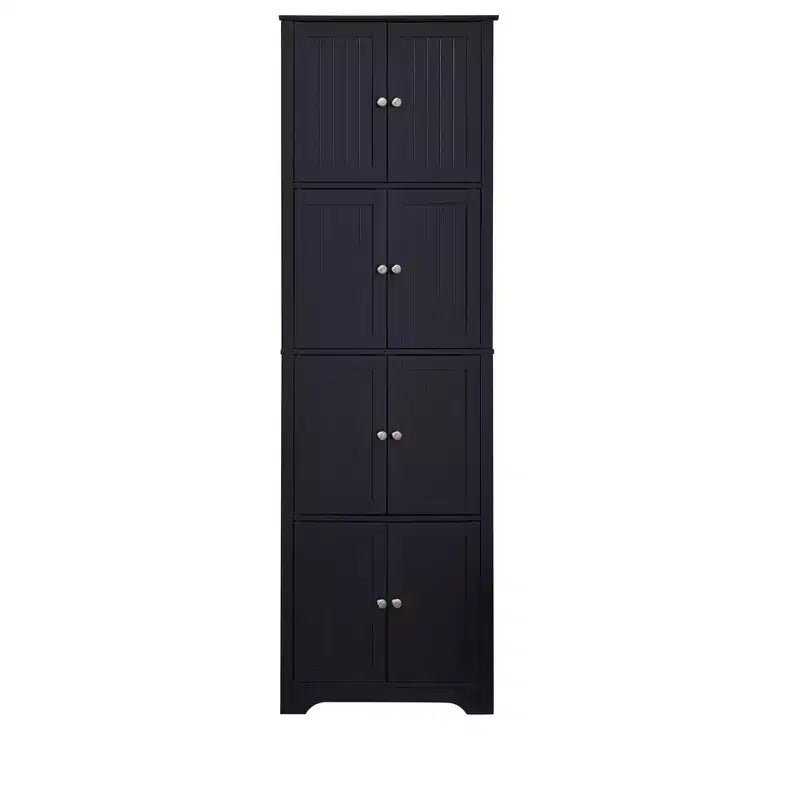 Kings Brand Furniture - Armoire de rangement de cuisine à 4 niveaux Lyons 68 avec 8 portes
