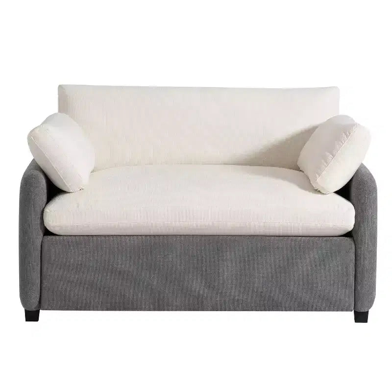 Fauteuil individuel oversize en chenille Zeus & Ruta 50 x 43, fauteuil d'appoint à assise large et profonde (jaune/bleu/gris)