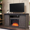 EROMMY 63 Tv Stand For Tvs Up To 80 With Open Storage Shelves And Cabinets