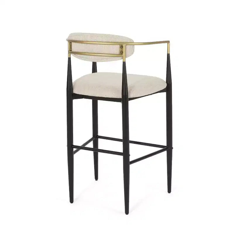 Tabourets de bar Christopher Knight Home Harrington en tissu et fer, 75,5 cm (Lot de 2)