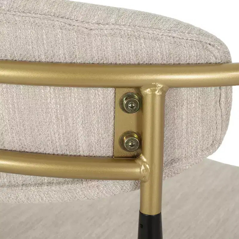 Tabourets de bar Christopher Knight Home Harrington en tissu et fer, 75,5 cm (Lot de 2)