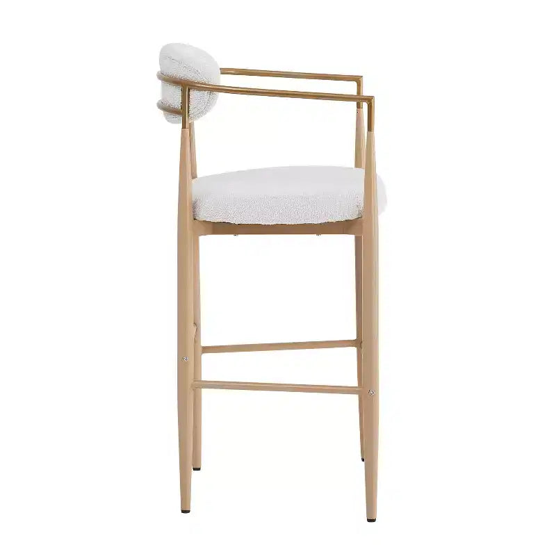 Tabourets de bar Christopher Knight Home Harrington en tissu et fer, 75,5 cm (Lot de 2)