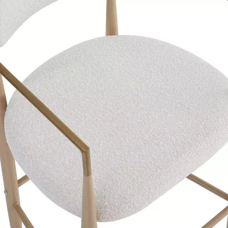 Tabourets de bar Christopher Knight Home Harrington en tissu et fer, 75,5 cm (Lot de 2)