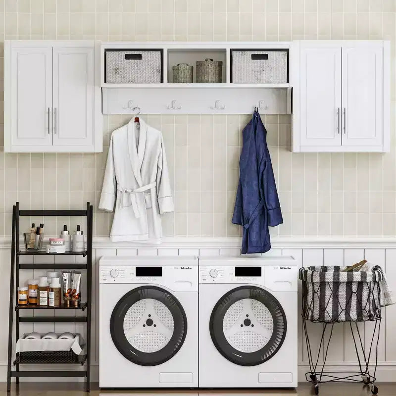 PexFix Armoire de Rangement Murale Blanche pour Salle de Bain 26x22x8 (lot de 2)