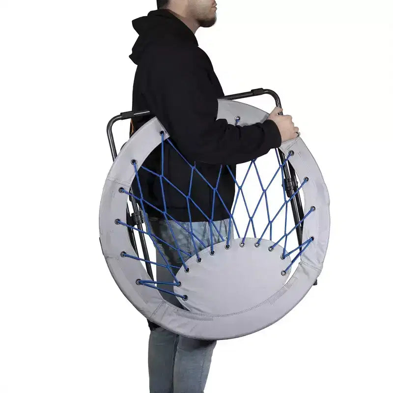 Chaise soucoupe pliante ronde Zenithen Bungee