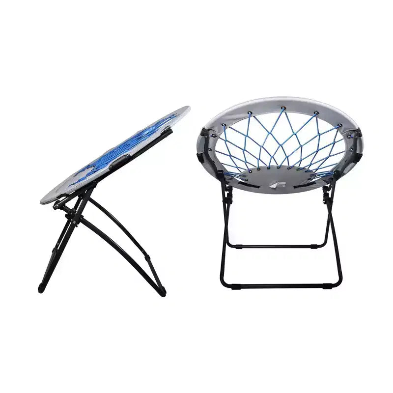 Chaise soucoupe pliante ronde Zenithen Bungee
