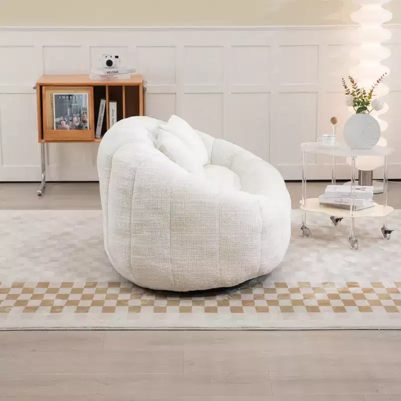 Canapé-poire GDFStudio Anna Chenille Tufted 57,06" L avec 2 coussins