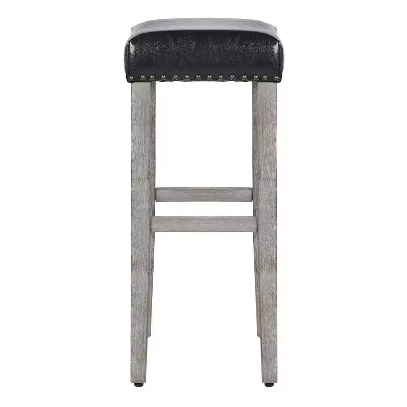 WestinTrends Tabouret de comptoir 29 avec siège rembourré en forme de selle