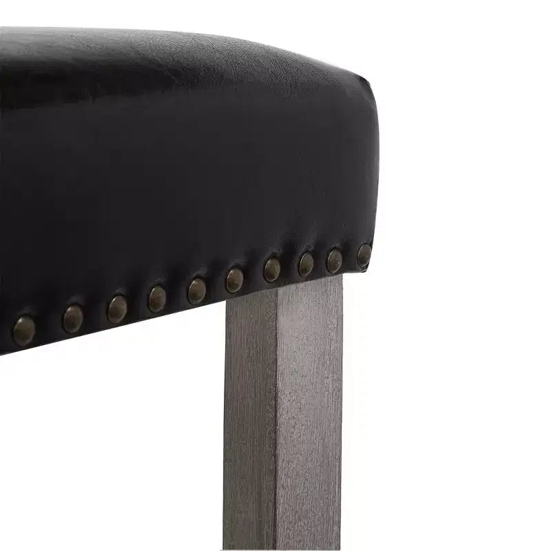 WestinTrends Tabouret de comptoir 29 avec siège rembourré en forme de selle