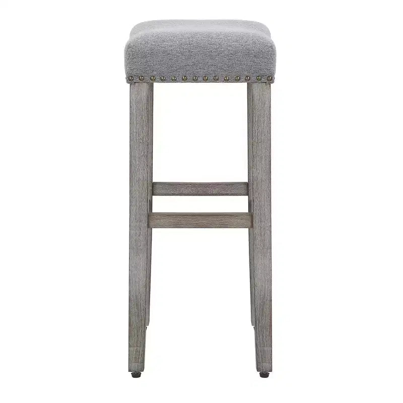 WestinTrends Tabouret de comptoir 29 avec siège rembourré en forme de selle