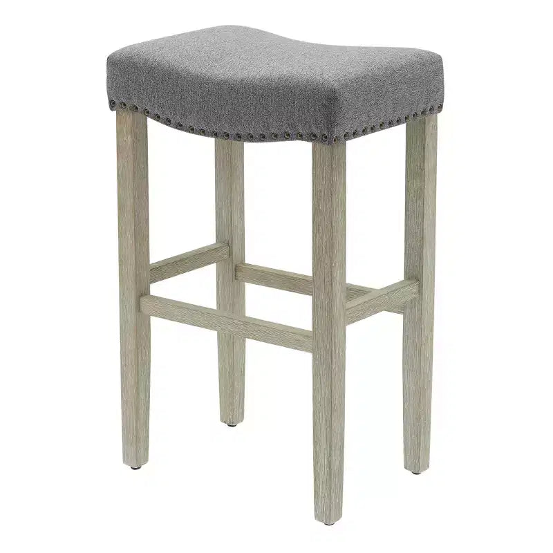 WestinTrends Tabouret de comptoir 29 avec siège rembourré en forme de selle